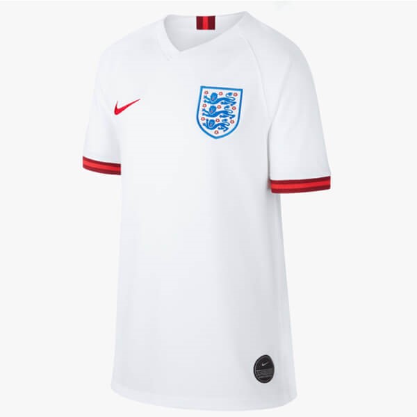 Camiseta Inglaterra Replica Primera Ropa Mujer 2019 Blanco